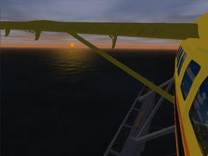 Sunset in a Beaver